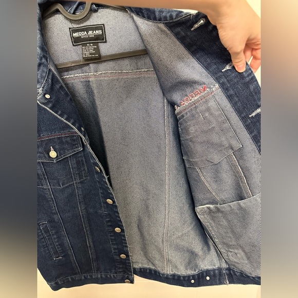 Mecca Jeans Jacket | Short Sleeve | size Medium | men or women - Picture 10 of 10